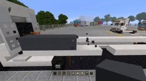 Minecraft Renault T 520 Truck & Lis Transport Trailer Tutorial