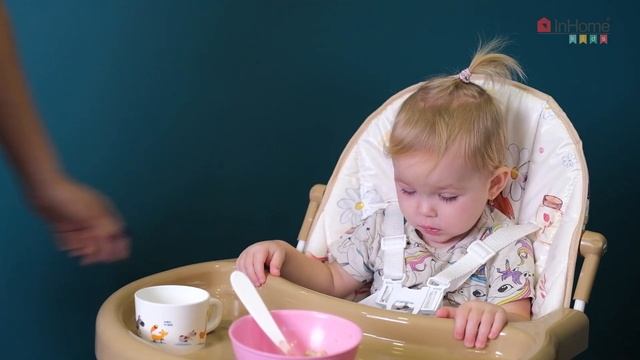 Детский стульчик для кормления InHome (кресло для кормления детское) смотреть онлайн
