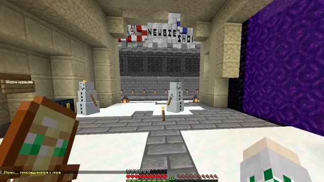 Бесплатная Проходка!Снеговики захватывают сервер. Играем на ванильном сервере WellCraft#1 смотреть онлайн