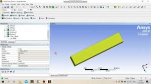 Урок 2. Часть 1. Ansys Fluent Tutorial. Построение 3Д модели в Design Modeler.