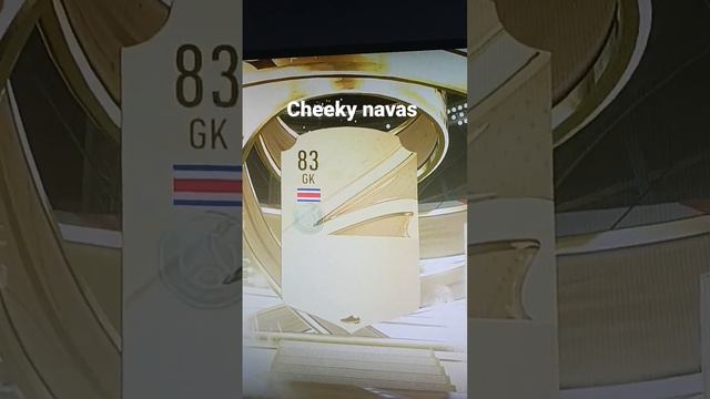 cheeky Navas out of an 80+ pack