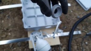 видеонаблюдение на стройке загородного дома / камера на участке