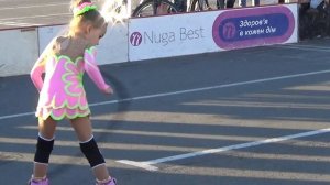 Фигурное катание на роликах (дети). Показательное выступление (6) в День физкультурника-2016. Сумы