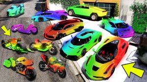 УГНАЛ КУЧУ ВОЛШЕБНЫХ ЧИТ ТАЧЕК ЗА 180 СЕКУНД В ГТА 5! БИТВА ВОРОВ В GTA 5 ONLINE!