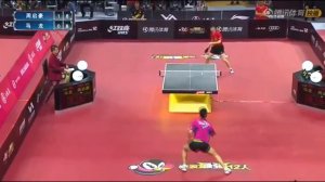 Лучший розыгрыш встречи Ma Long   Zhou Qihao