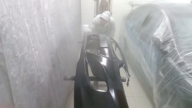 Покраска, полировка перехода по лаку. Солярис часть 5