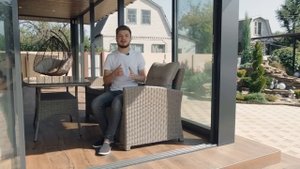 Раздвижная система БЕЗРАМНОГО ОСТЕКЛЕНИЯ для ТЕРРАСЫ. Обзор системы SLIDING MAX SLIM.
