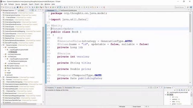 Hibernate Tip: How to Exclude Unchanged Columns From Generated Update Statements смотреть онлайн