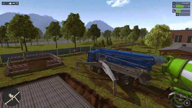 Construction Simulator 2015 16 серия Большой жилой дом в пригородном стиле.mp4