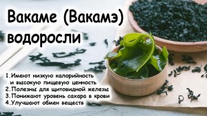 Удивительные факты о водорослях вакаме