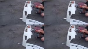 Бампер от приоры 2 на ваз 2110!