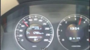 Volvo xc70 D5-2008 Разгон до 100 км/ч