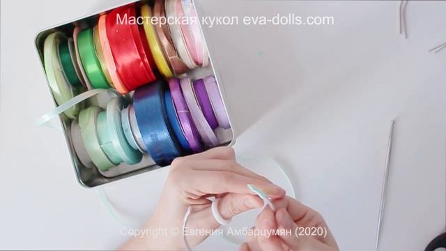 Ободок для куклы. Headband for the doll смотреть онлайн