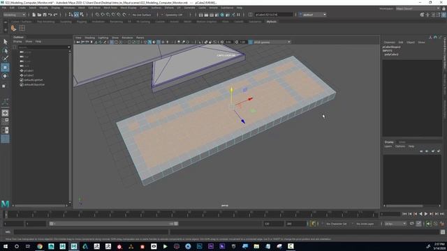 Maya Modeling Tutorial - Keep Faces Together
