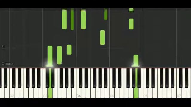 Schindler's List Piano Synthesia смотреть онлайн