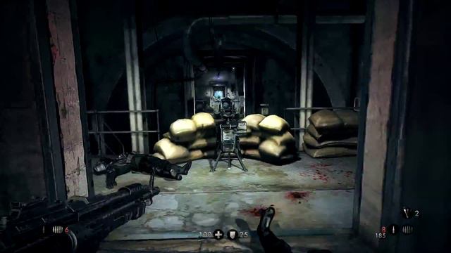 ПЕРВЫЙ ВЗГЛЯД НА ИГРУ WOLFENSTAIN : The New Order - чясть 1 крепость черепа (1) смотреть онлайн