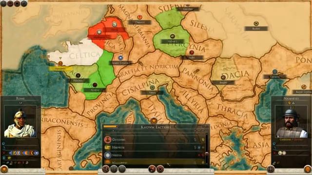 Total War Rome 2 Компания Рим Дом Юлиев Часть 32 смотреть онлайн