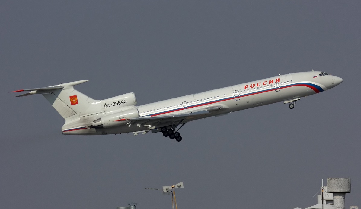 Перелёт, затем вылет для КВР после 7-ми лет хранения Ту-154М RA-85843