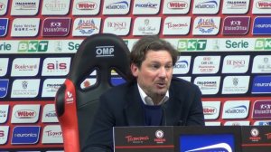 Foggia - Crotone 0-2, Giovanni Stroppa in sala stampa