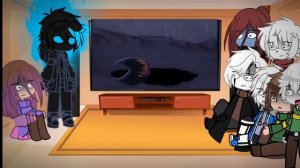 glitchtale react nightmare sans vs beast bendy part2