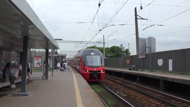 Электропоезд ЭШ2-024 Аэроэкспресс смотреть онлайн