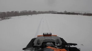Квадроцикл на гусеницах,сугробы не проблема, deep snow ride