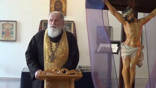 "Неделя 3-я, Крестопоклонная", 19.03.17, Проповедь о. Николая Цыганова в храме свт, Петра Могилы смотреть онлайн