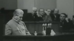 Последнее выступление И.В. Сталина на публике 1952г