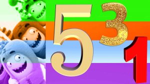 УЧИМ ЦВЕТА И ЦИФРЫ с оддбодиками чудикамиЦветная песенка  Учимся считать от 1 до 6 и изучаем цвета