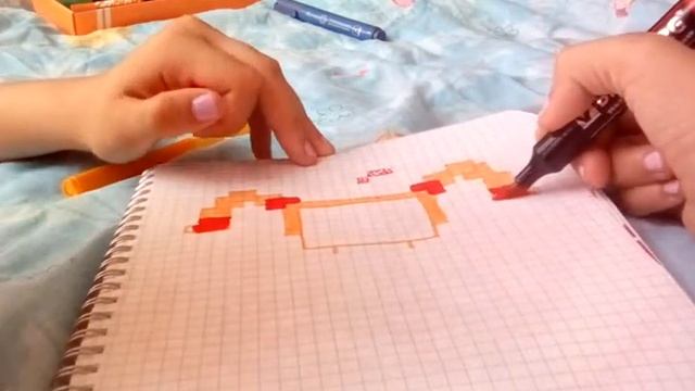 Рисуем по клеточкам девочку смотреть онлайн