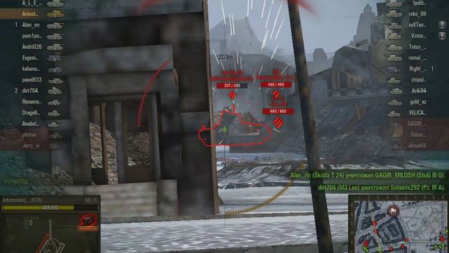 Винтерберг - КВ-1С давим на пару с КВ-1 смотреть онлайн