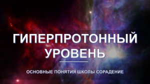 Гиперпротонный уровень - основные понятия школы Сорадение. Развитие в Соразмерности.