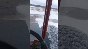 Вездеход Лёва. Испытания. Бобрятник на заболоченном озере 1.