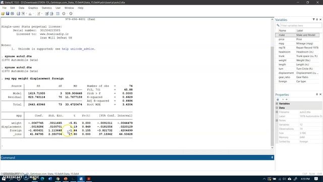 213 Ramsey's RESET Test for Omitted Variables in Regression Model смотреть онлайн
