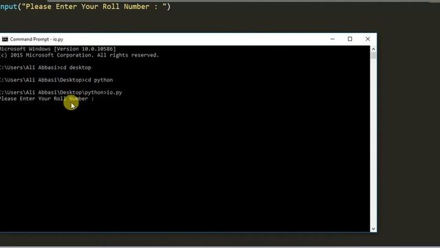 Python Input, Output || I/O operations in Python