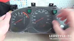 Пересвет приборной панели Honda Accord 6 (АКПП)