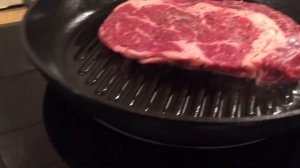 Готовим рибай стейк за 8 минут