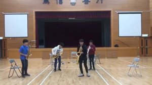 Ying Wa College Saxophone Quartet - Tango Virtuoso - Thierry Escaich