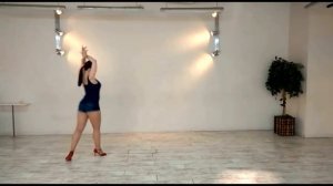 Красивый танец Bachata (Бачата) - Lady style. (Тренер Ирина Милютина)