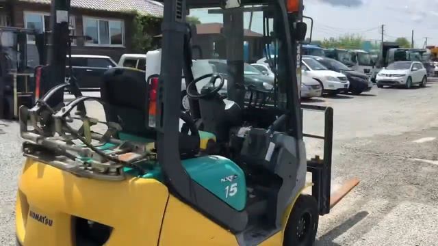 Вилочный погрузчик Komatsu FG15T-20 в наличии во Владивостоке⠀