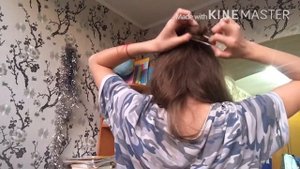 Первое видео?// 5 причёсок за 5 минут с одной резинкой//