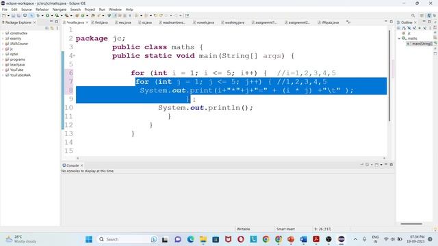 16. JAVA Nested for loop| nested while loop | Interview question's on nested for and while loop| смотреть онлайн