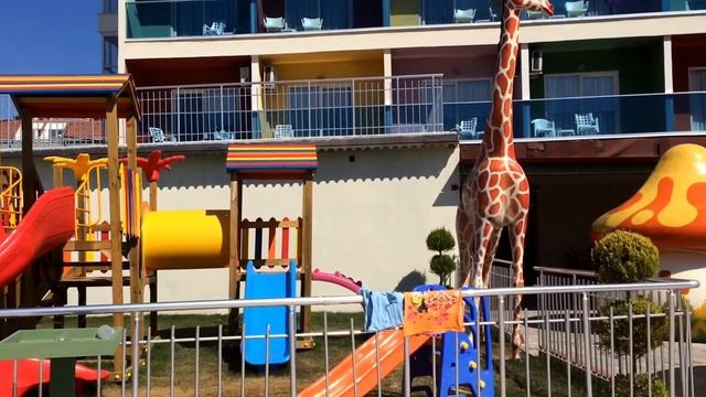 Аквапарк в отеле блю парадиз / Турция / Blue Paradise Hotel Side 4* / Сиде / Эвренсеки май 2018