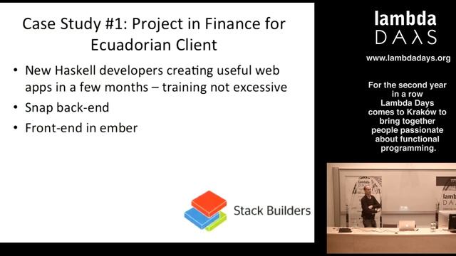 Lambda Days 2015 - Justin Leitgeb - A Year of Haskell смотреть онлайн