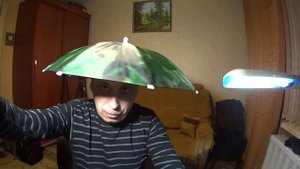 Складная Шляпа зонтик Foldable Umbrella Hat