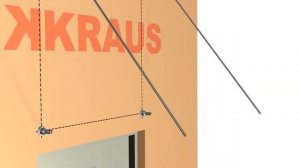 Монтаж стеклянного козырька на вантах