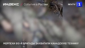 Морпехи 810-й бригады захватили канадскую технику