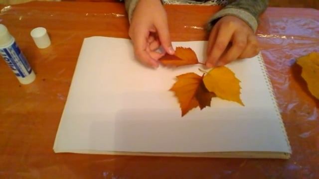 Дары золотой осени - аппликации из листьев смотреть онлайн