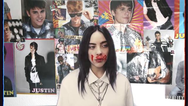 Billie Eilish with Justin Bieber -   Bad guy