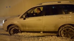 Для Субару Форестер всегда есть место зимой